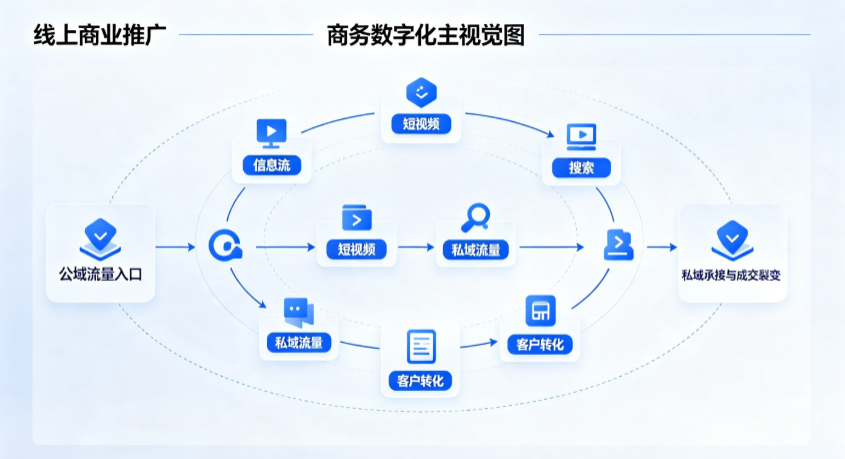 唐海县线上商业推广怎么做？全域流量闭环搭建与低成本转化实战指南